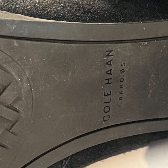 Cole Haan Harrington Grand Riding Side Zip Ankle Boots Black Suede Women's 9B - Picture 14 of 14